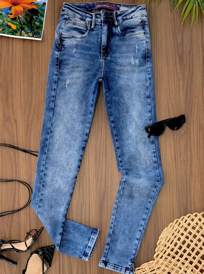 Calça Jeans Skinny Consciência Lycra 23074    CO (K)