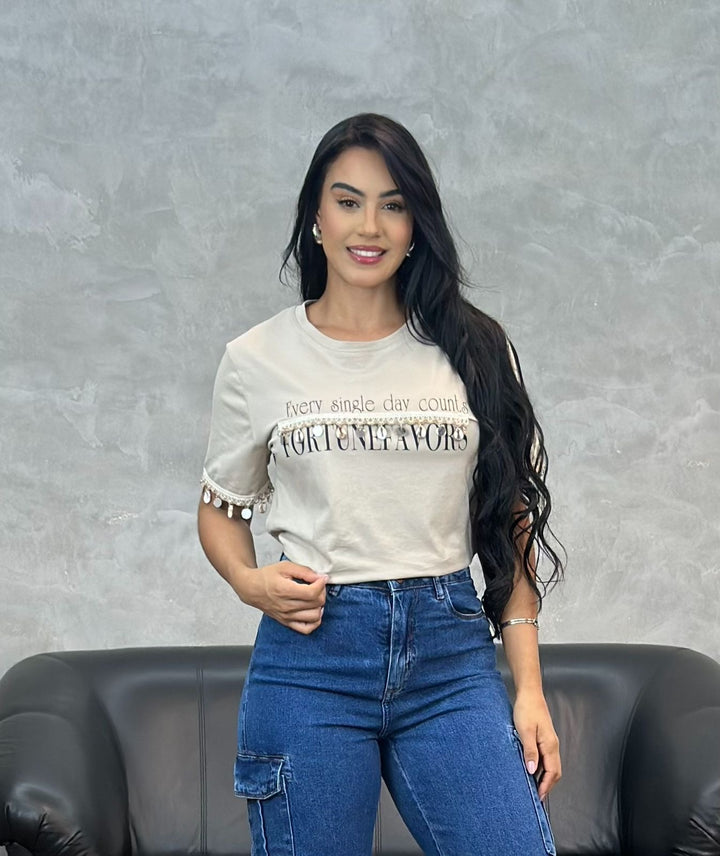 T-shirt Detalhe Concha X099 (2C)