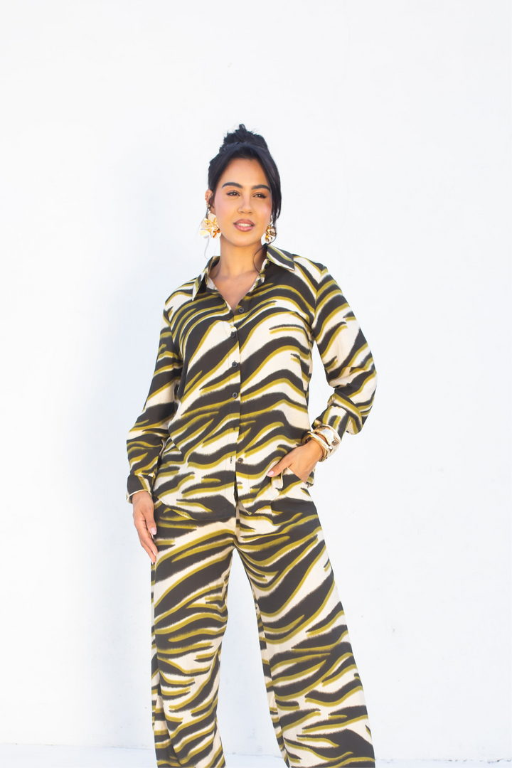 Conj. Camisa e Calça Rajada 3688 (5J)