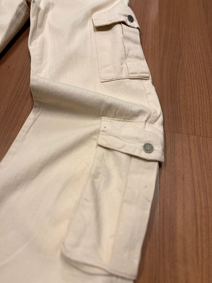 Calça Jeans Wide Leg Cargo 24757. 4(C)