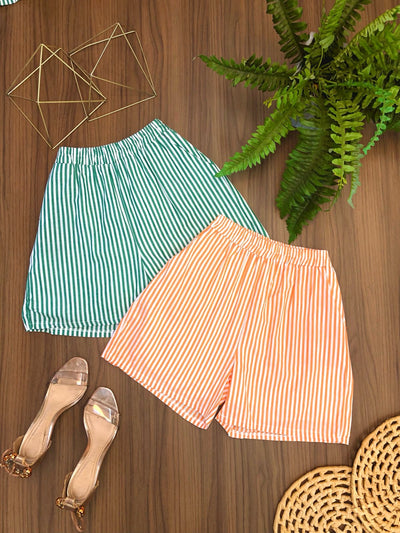Short Social Listrado 0815/2. 4C
