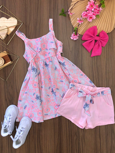 Conjunto Infantil Florido R90781