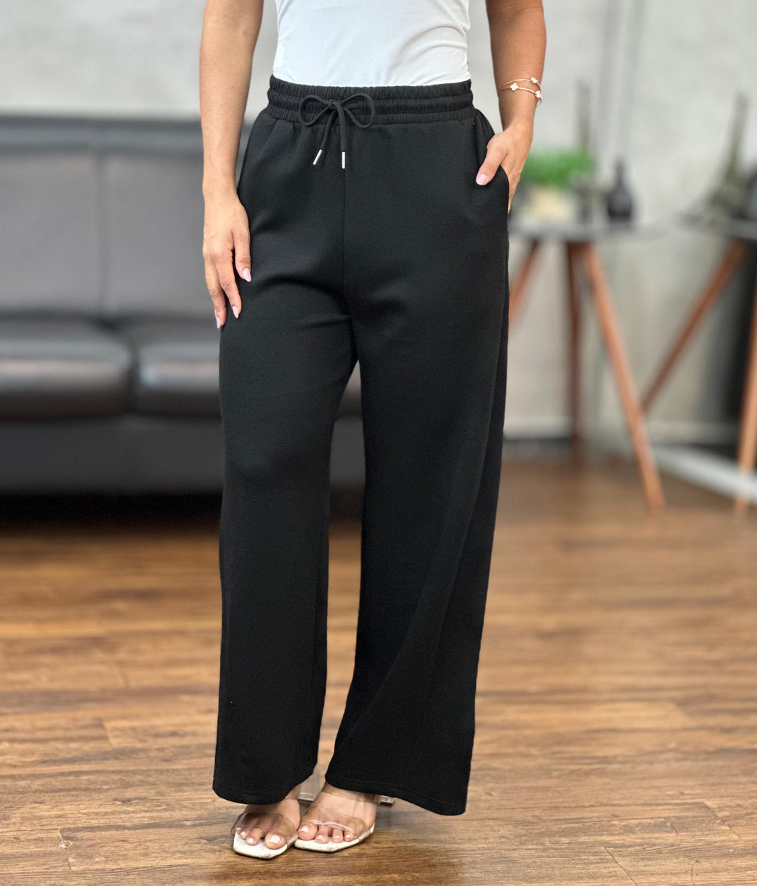 Calça Moletim Elástico no Cós X045 (4F)