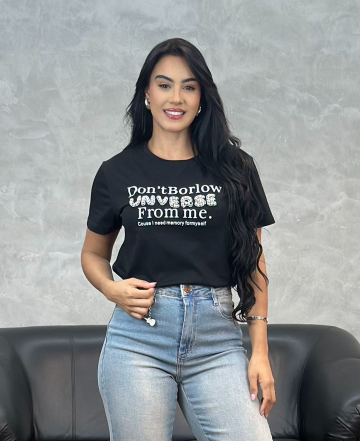 T-shirt Detalhe Pedraria X096 (1F)