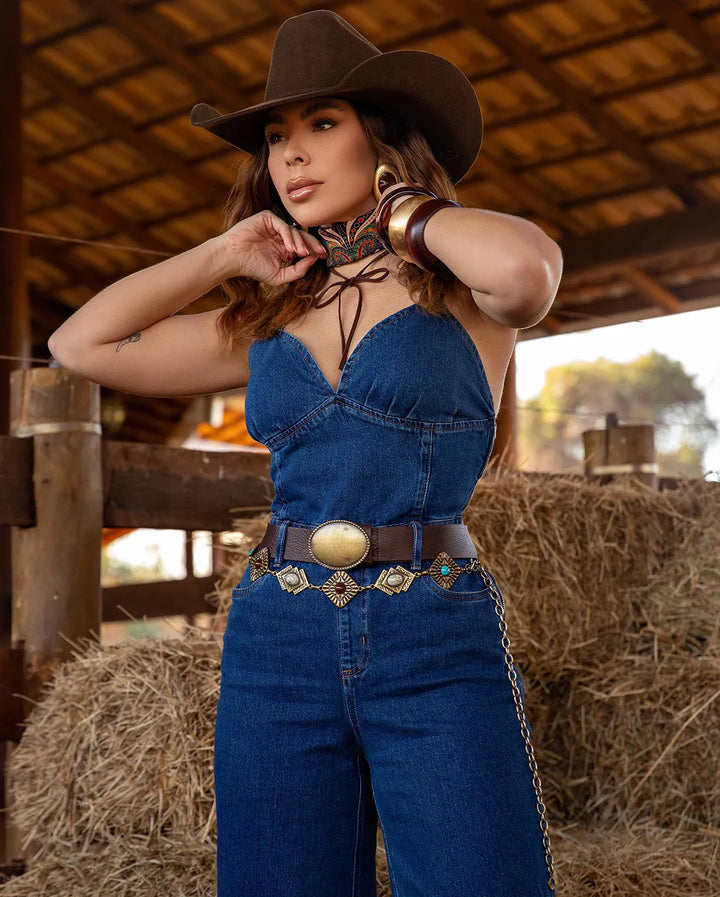 Macacão Consciência Jeans 24736
