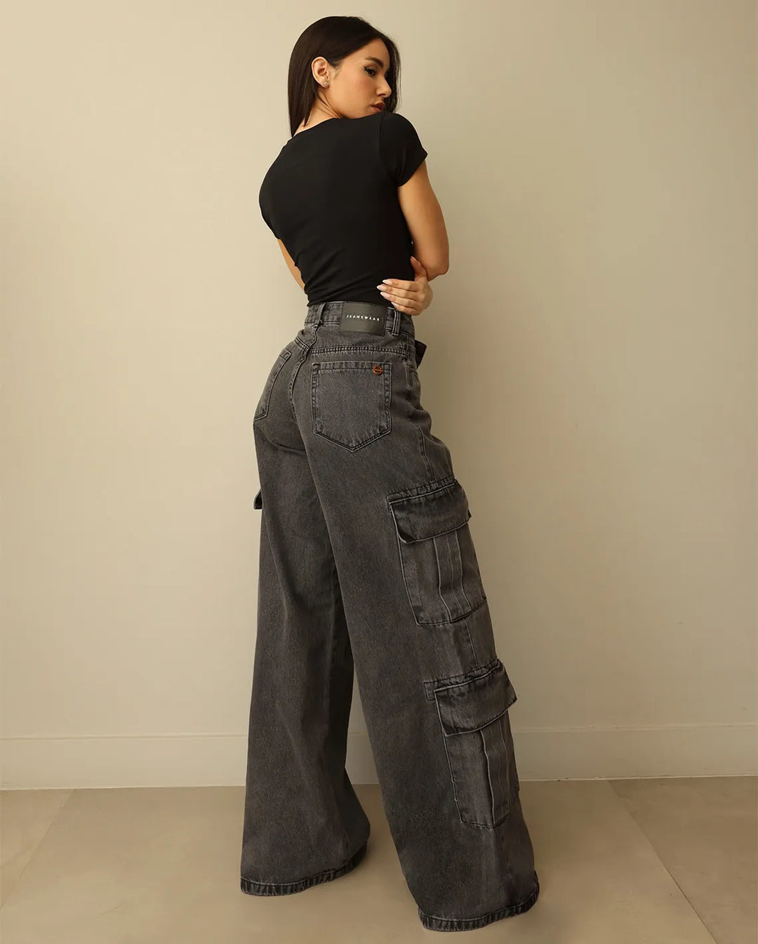 Calça Consciência Jeans Relaxed Cargo | Ana Castela 24892 (4R)