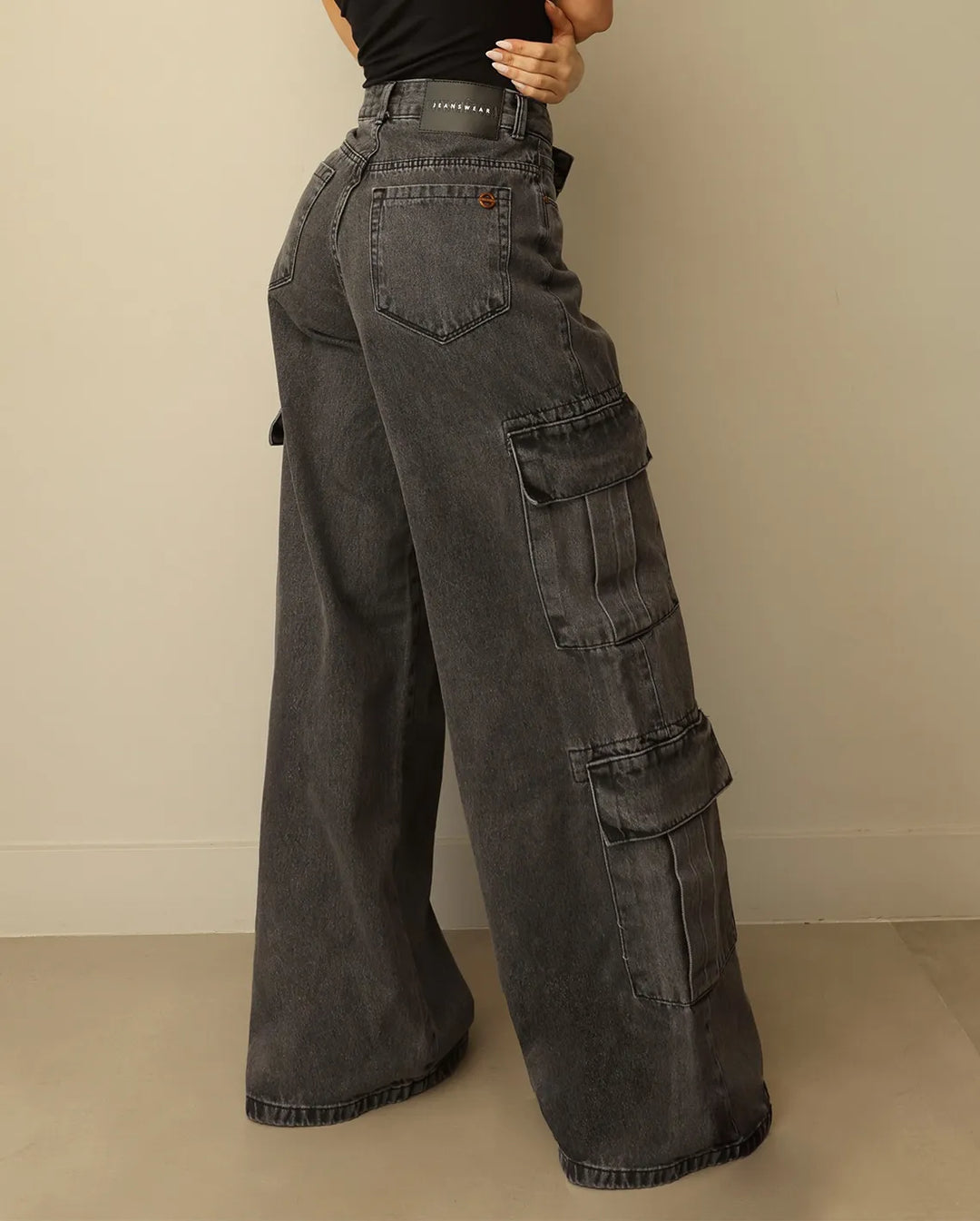 Calça Consciência Jeans Relaxed Cargo | Ana Castela 24892 (4R)