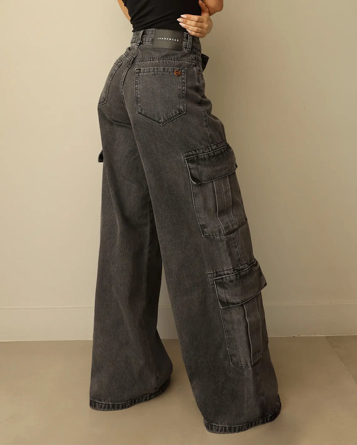 Calça Consciência Jeans Relaxed Cargo | Ana Castela 24892 (4R)