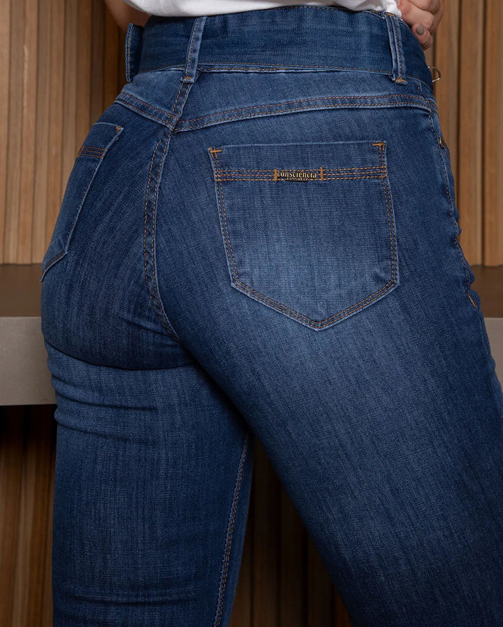 Calça Consciência Jeans Flare Cinto 24907