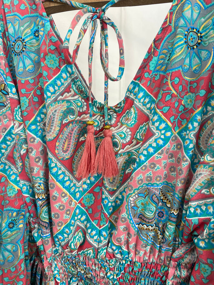 Vestido Longo Estampado 1721 (3J)