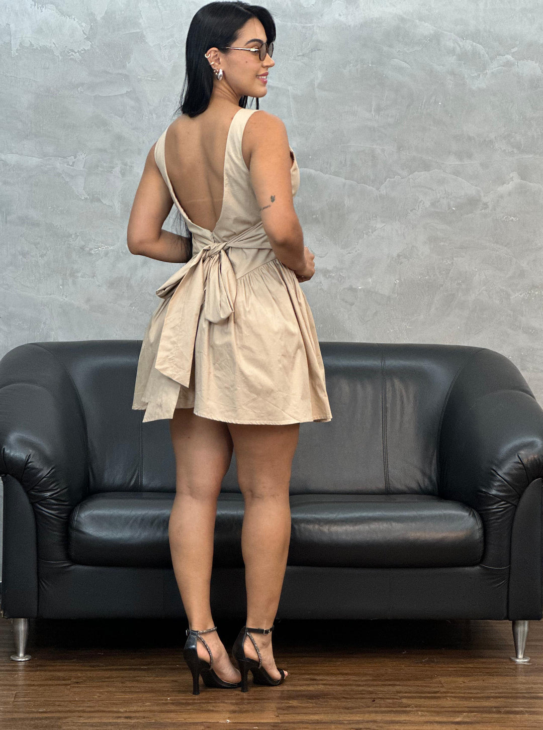 Vestido Plissado lateral
 XE054 (3D)