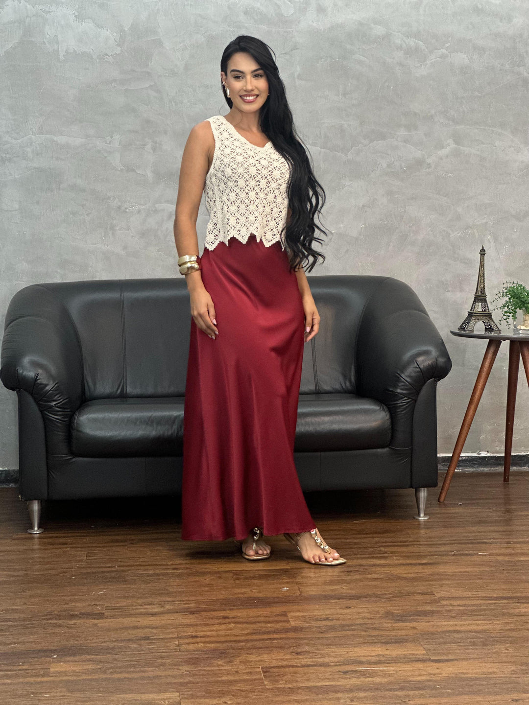 Saia Longa Acetinada X036 (6G)