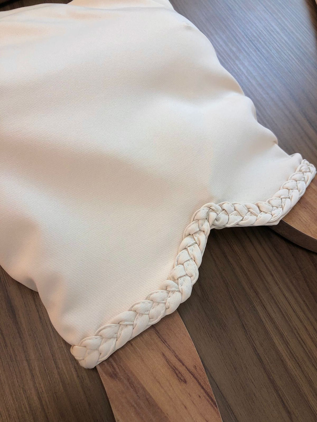 Conj. Cropped Detalhe Trançado e Calça Pantalona 0783