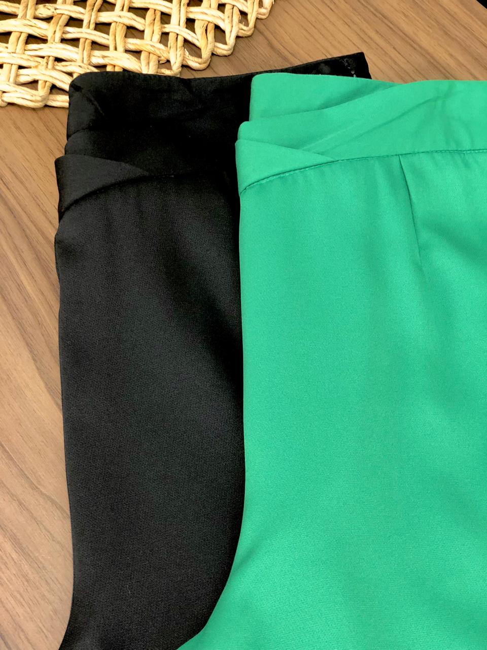 Conj. Cropped Strass e Calça Pantalona 2365