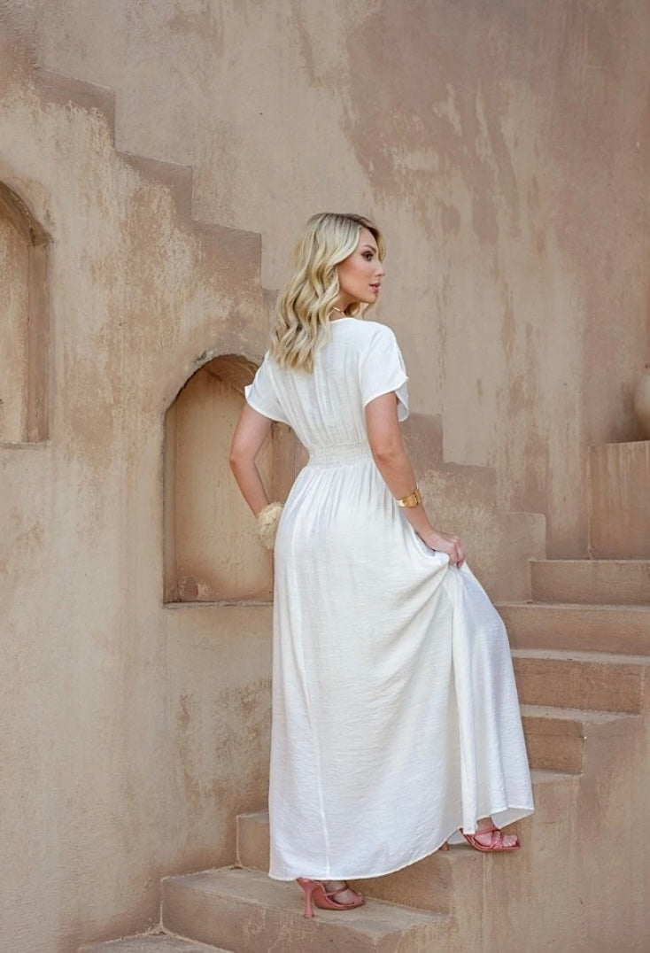 Vestido Detalhe Gola 92542. (3-G)