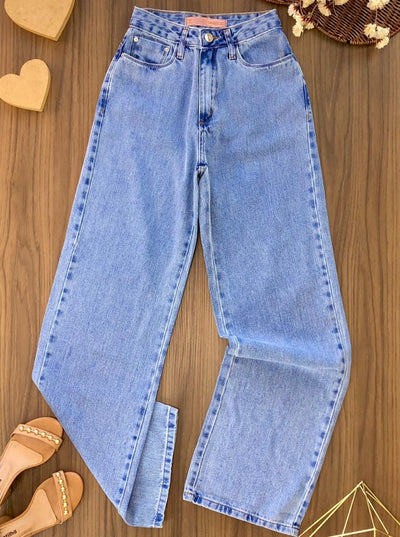 Calça Jeans Wide Leg Consciência Casual 23223 (CO/H)