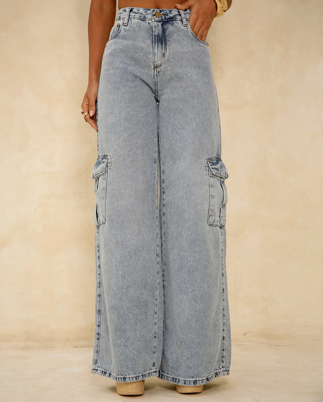 Calça Consciência Wide Leg 24813 (4L)