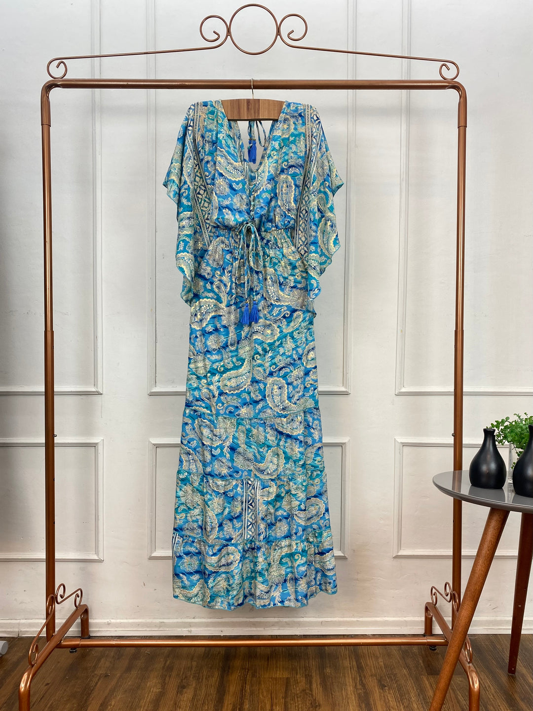 Vestido Longo Estampado 1721 (3J)