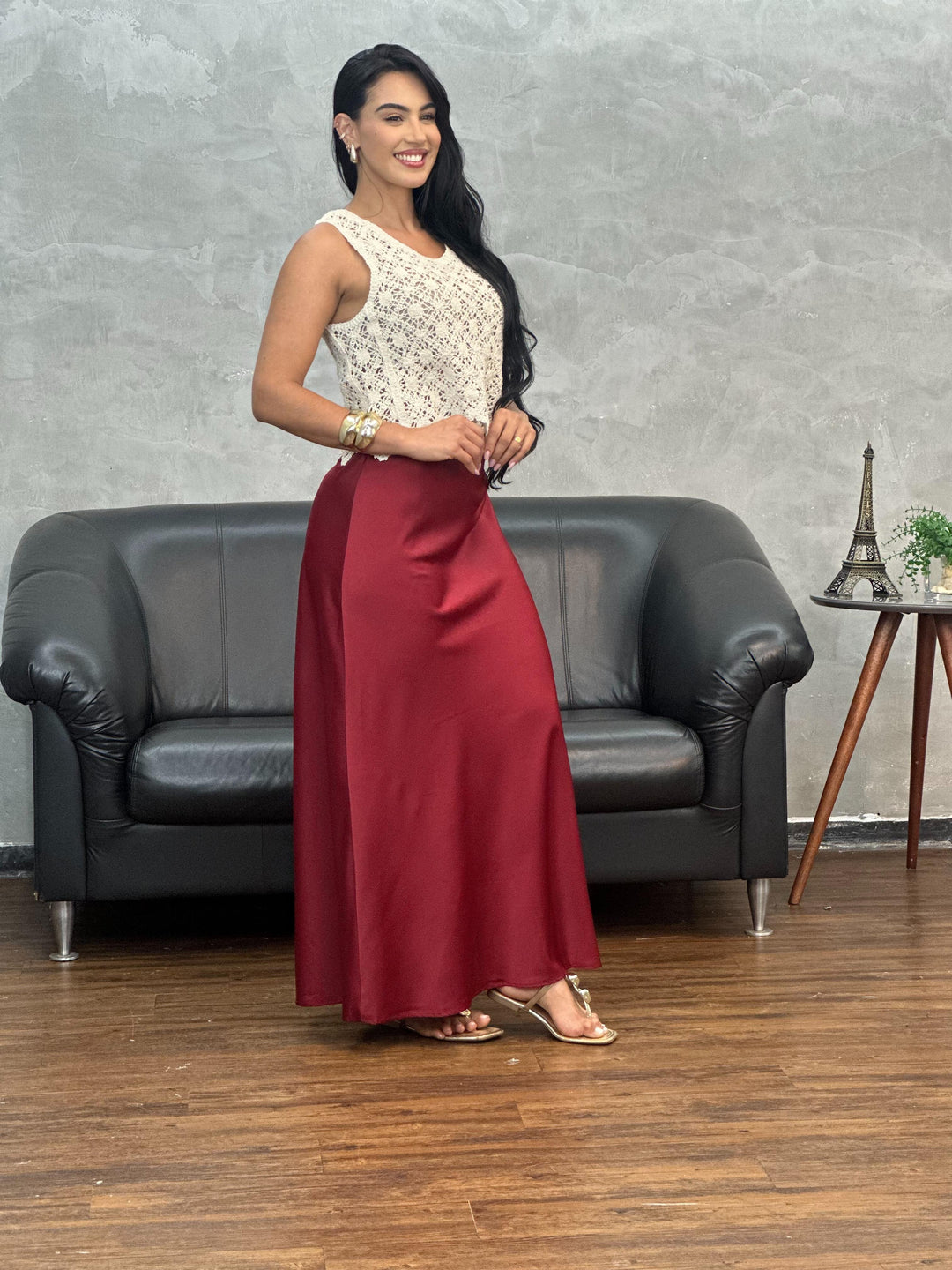 Saia Longa Acetinada X036 (6G)