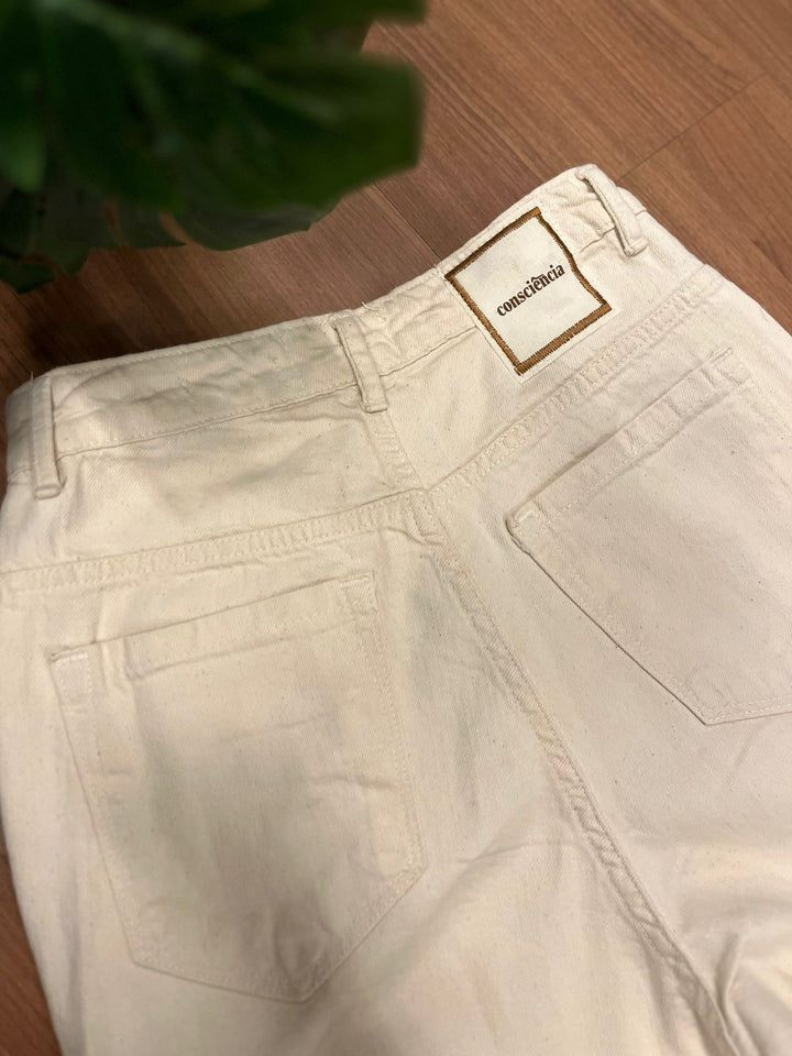Calça Jeans Wide Leg Cargo 24757. 4(C)