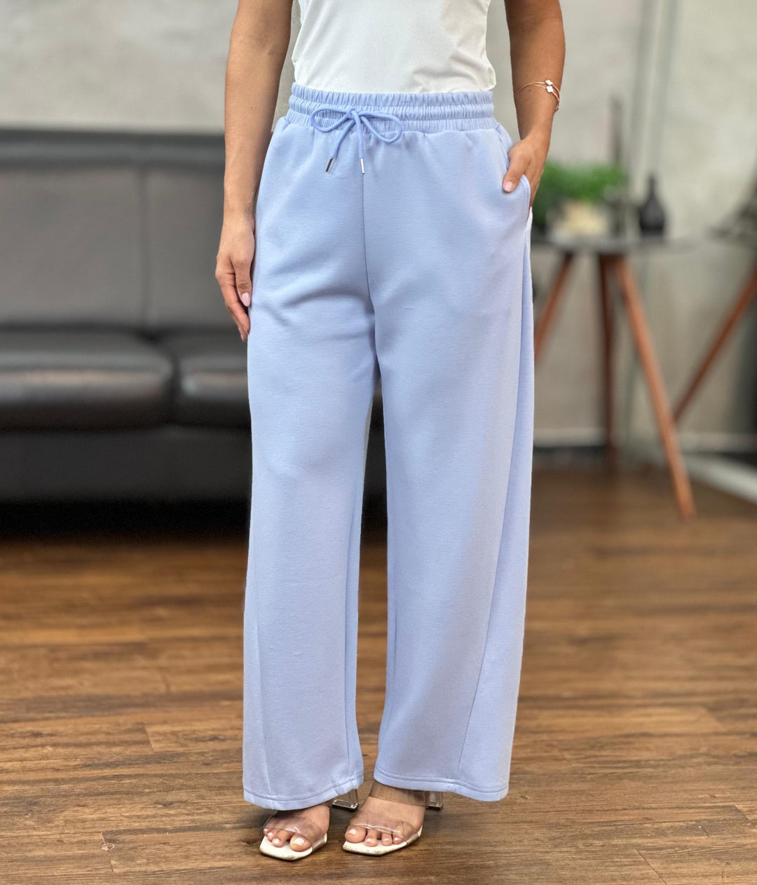 Calça Moletim Elástico no Cós X045 (4F)