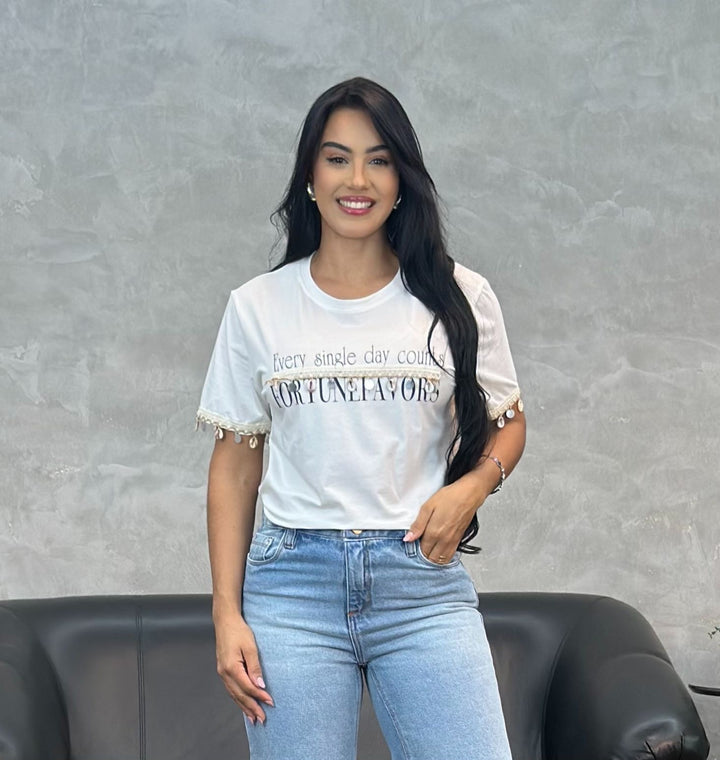 T-shirt Detalhe Concha X099 (2C)