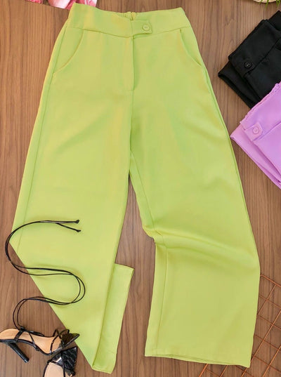 Calça Pantalona Botão 202241 (6/E)