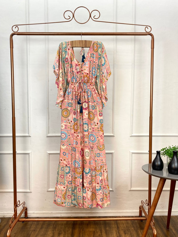 Vestido Longo Estampado 1721 (3J)