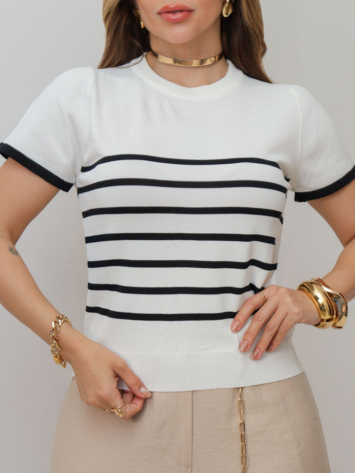 Blusa Modal Listrada X93 (1G)