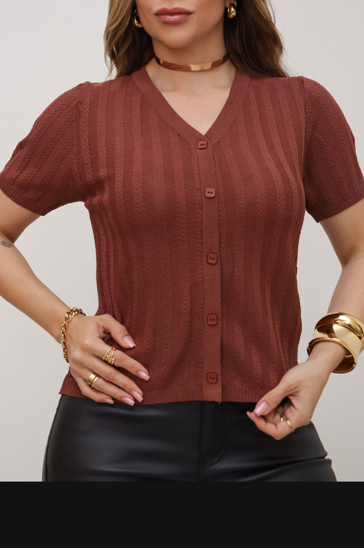 Blusa Detalhe Frontal X79 (1H)