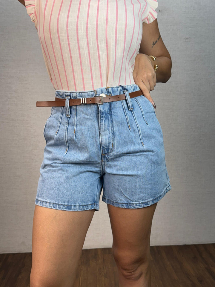 Short Jeans Cós Revel Cinto 24465. (6-M)