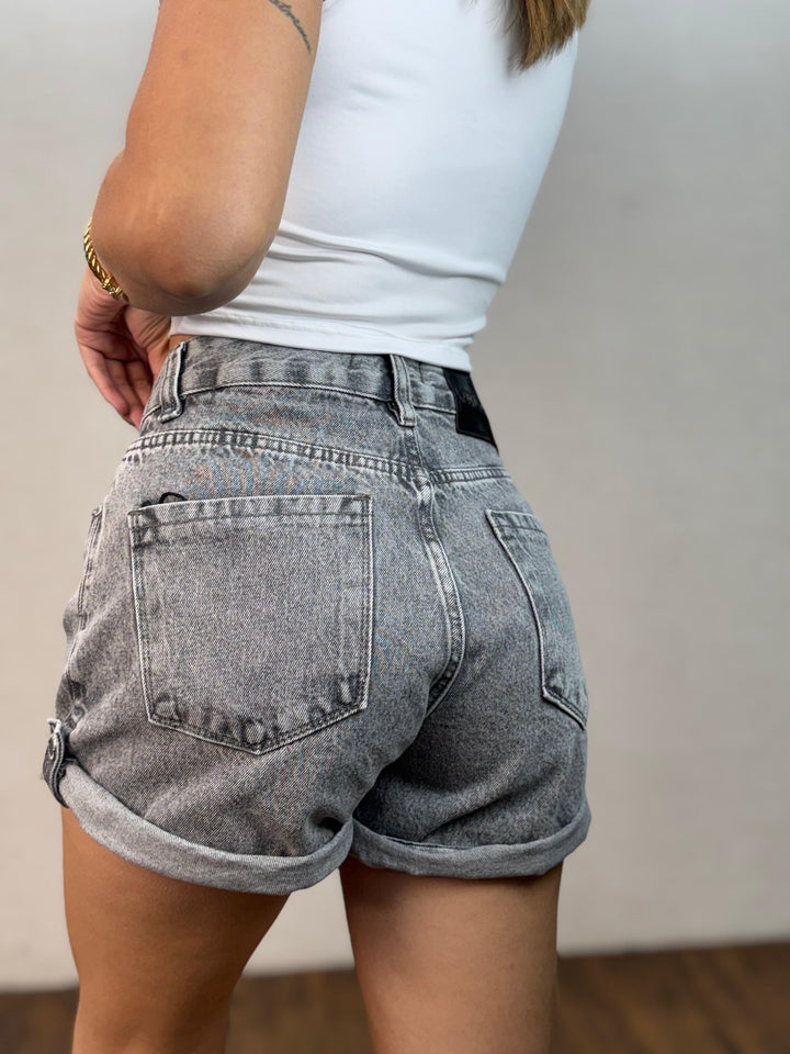 Short Jeans Barra Dobrada 24276. (6-E-F)