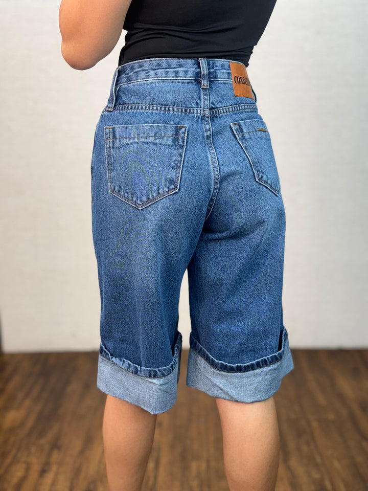 Bermuda Jeans Barra Virada 24958 (6-L)