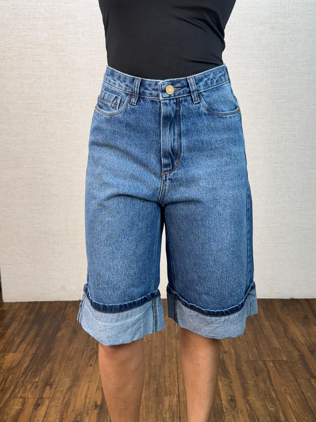 Bermuda Jeans Barra Virada 24958 (6-L)