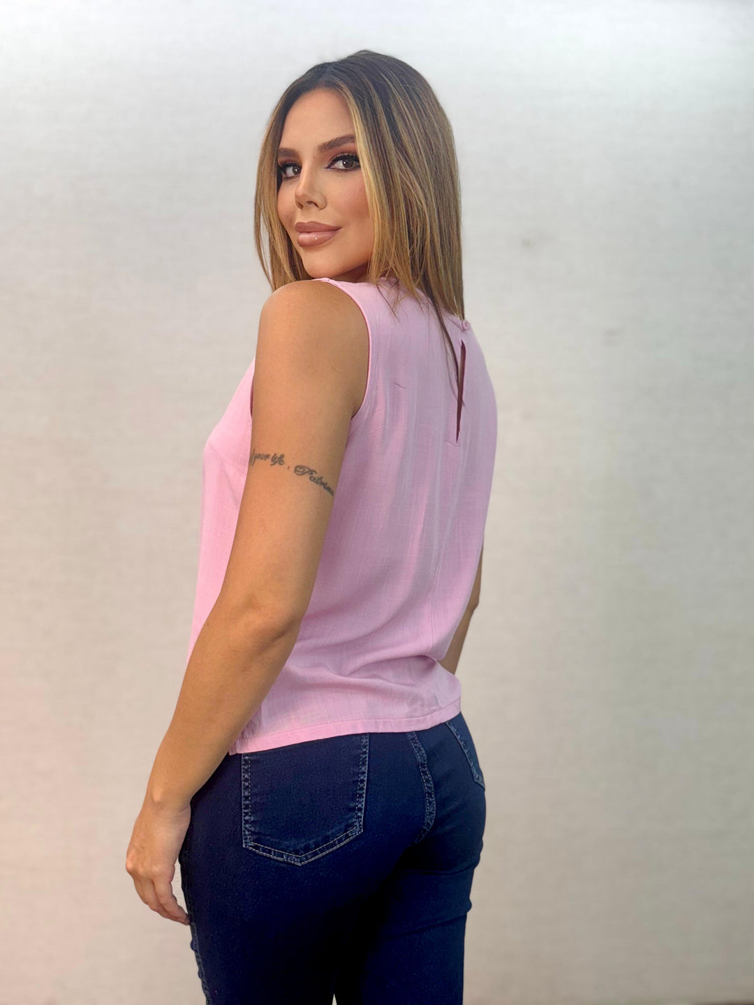 Calça Jeans Detalhe Bolso 7930/1001 A. (4-G)