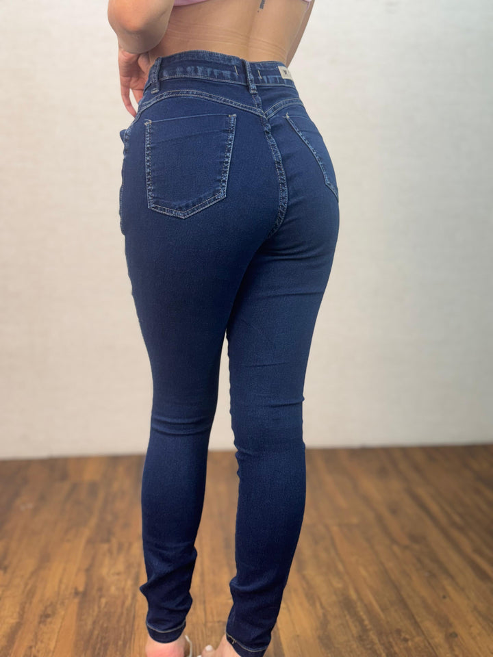 Calça Jeans Detalhe Bolso 7930/1001 A. (4-G)