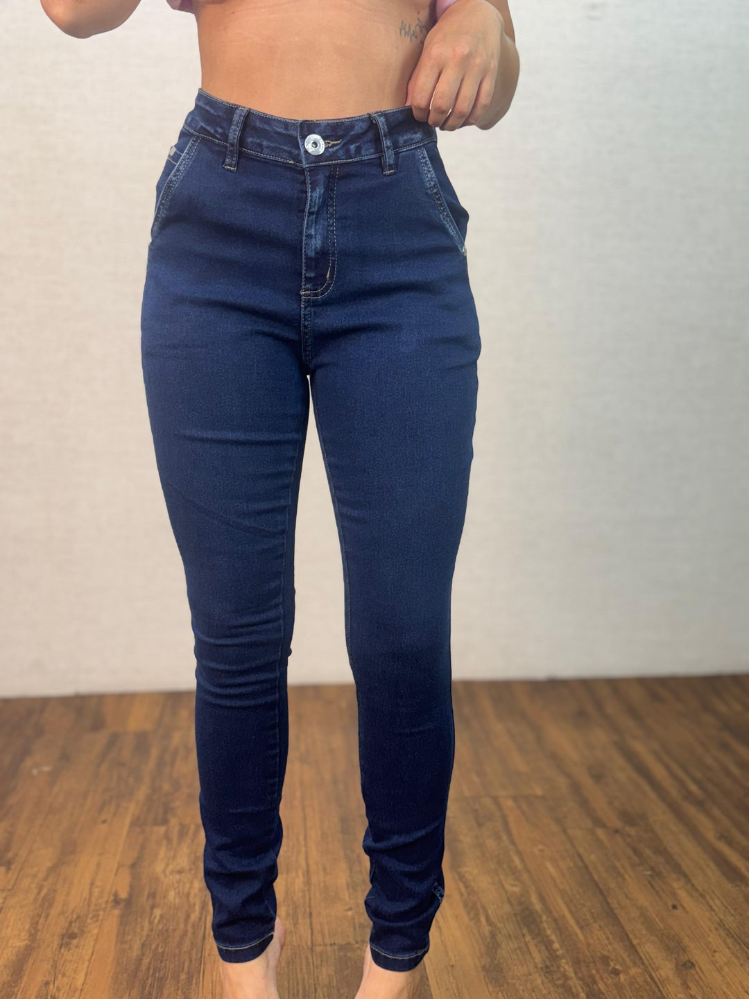 Calça Jeans Detalhe Bolso 7930/1001 A. (4-G)