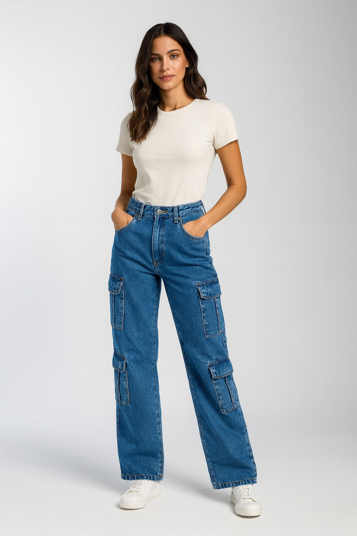 Calça Consciência Jeans Cargo 24953