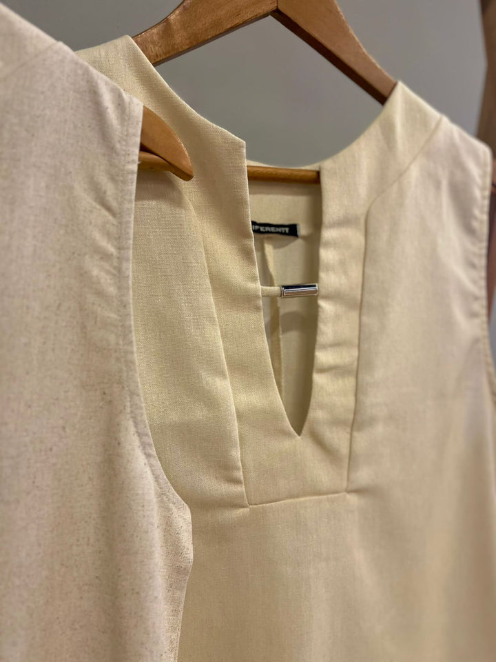 Blusa Linho Decote V 26032