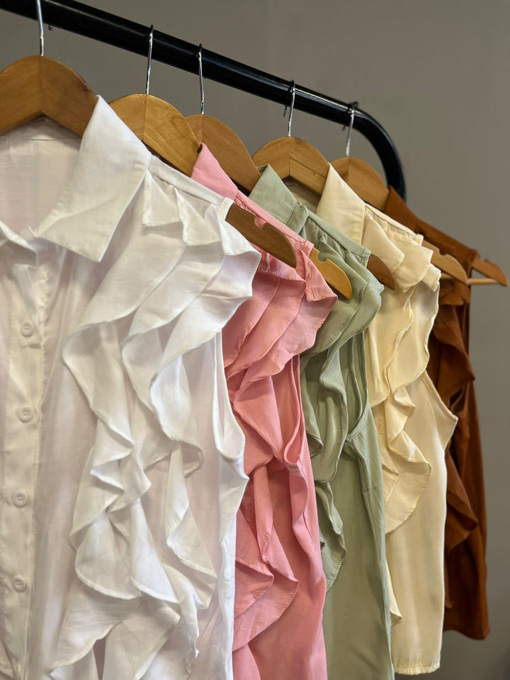Blusa Detalhe Babados X1183