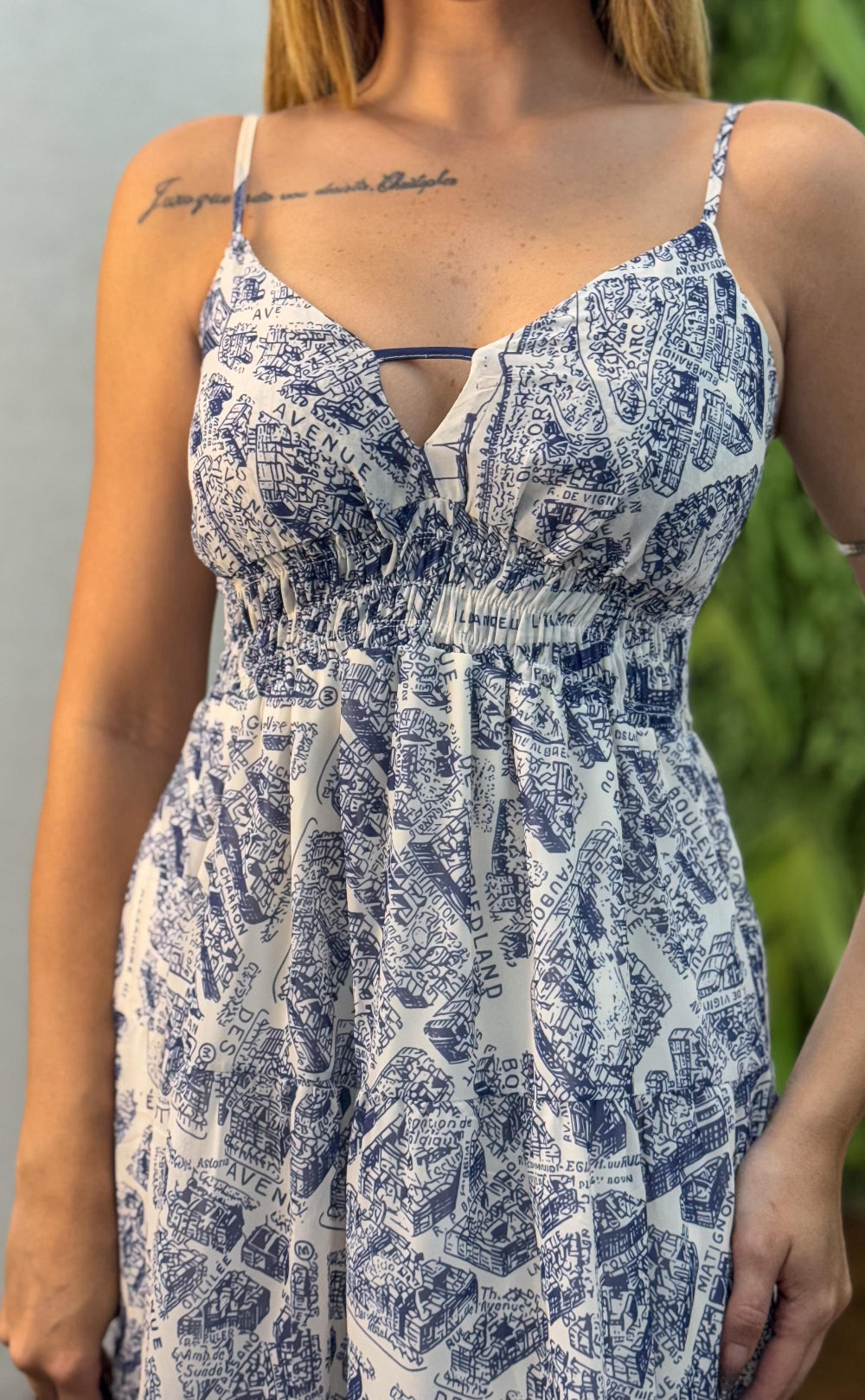 Vestido Longo Estampado 58046