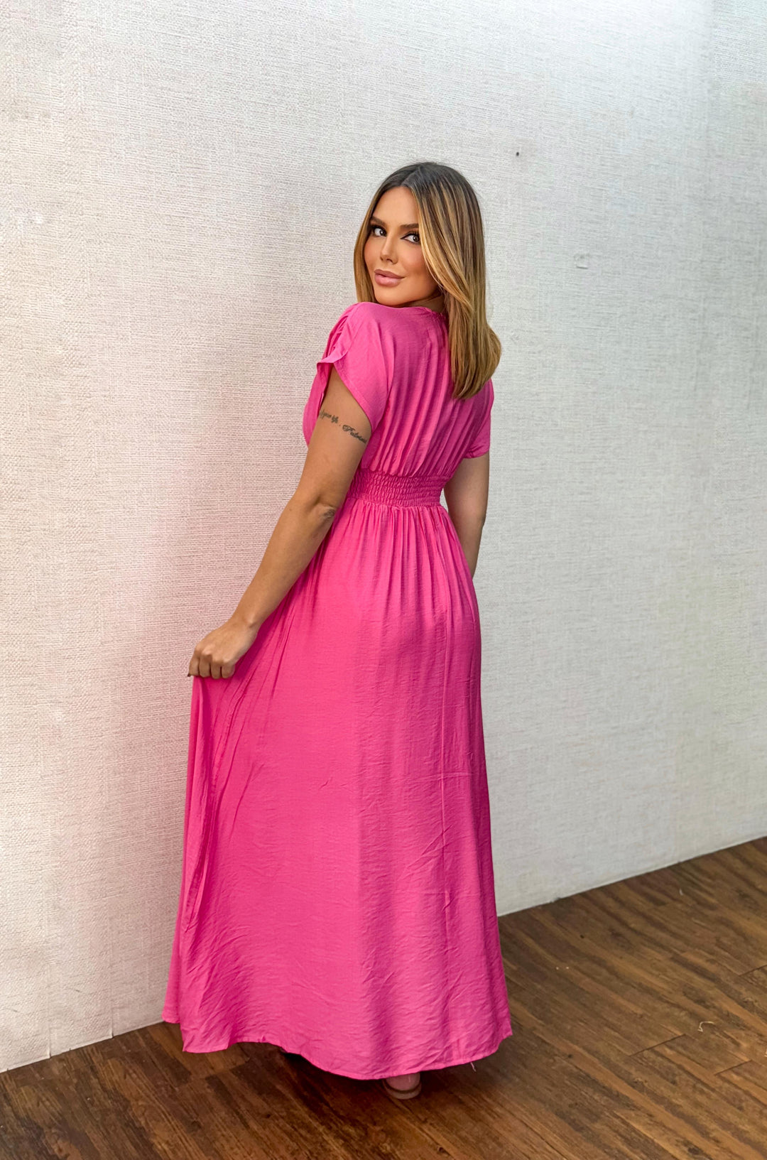 Vestido Detalhe Gola 92542
