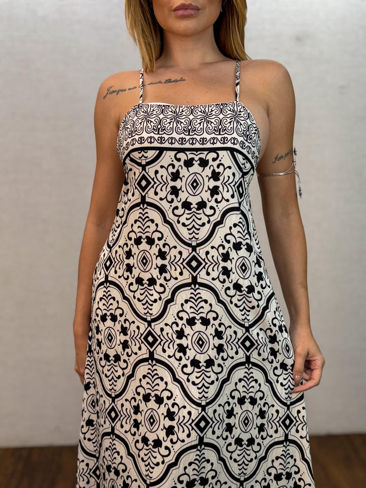 Vestido Longo Frente Única X1089
