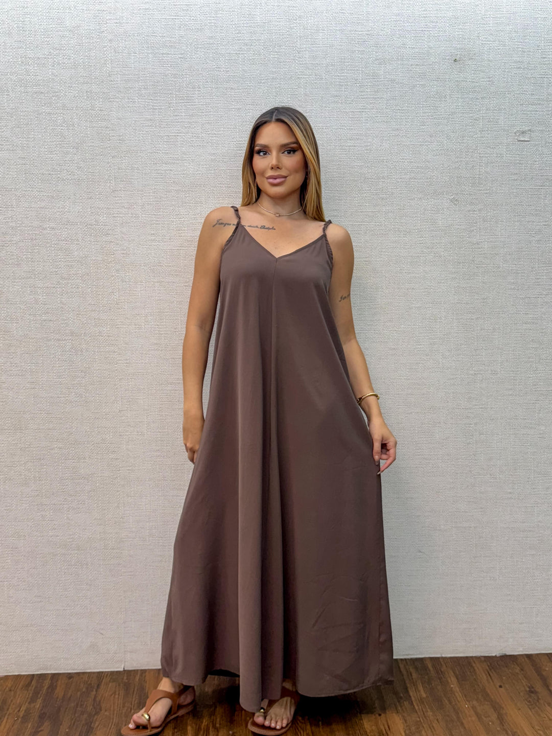 Vestido Longo Alcinha 89081. (3-C)