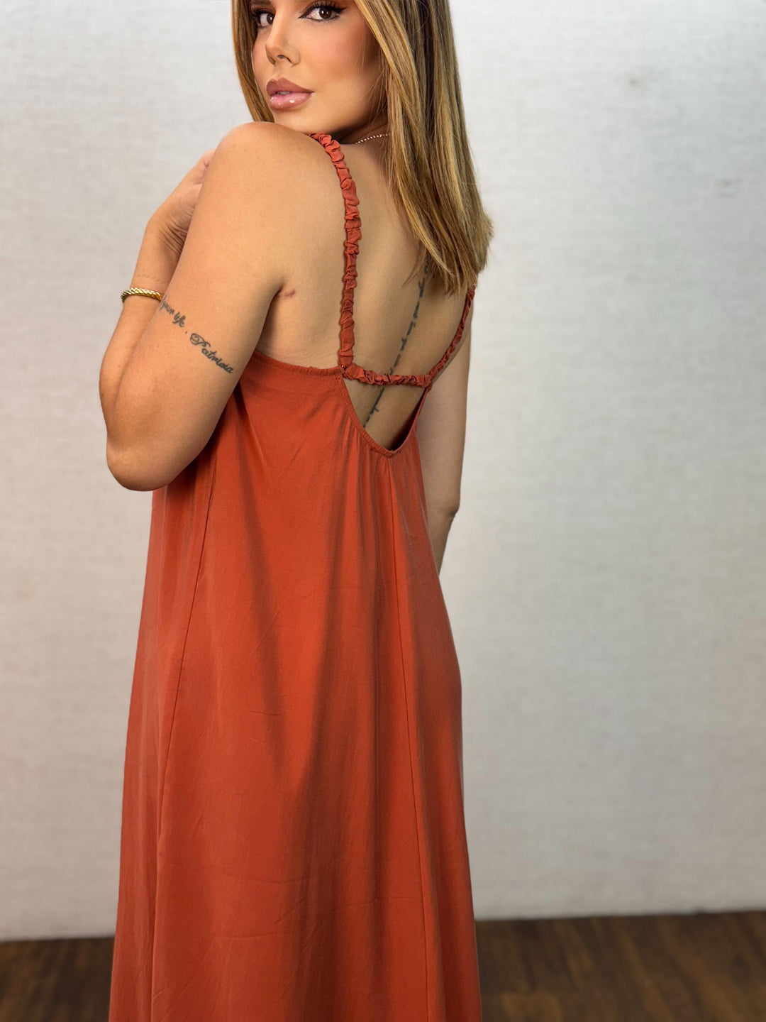 Vestido Longo Alcinha 89081. (3-C)
