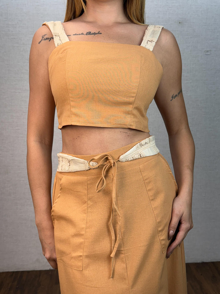 Cropped Alça Bordada 990086/1. (2-H)