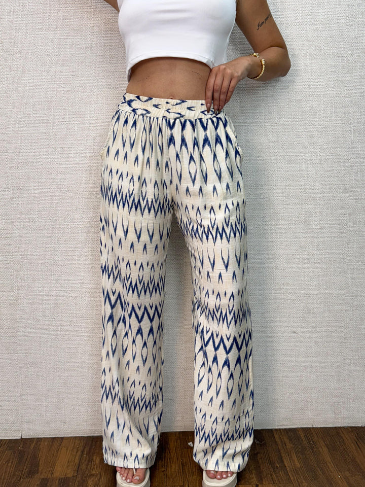 Calça Pantalona Ikat  3227