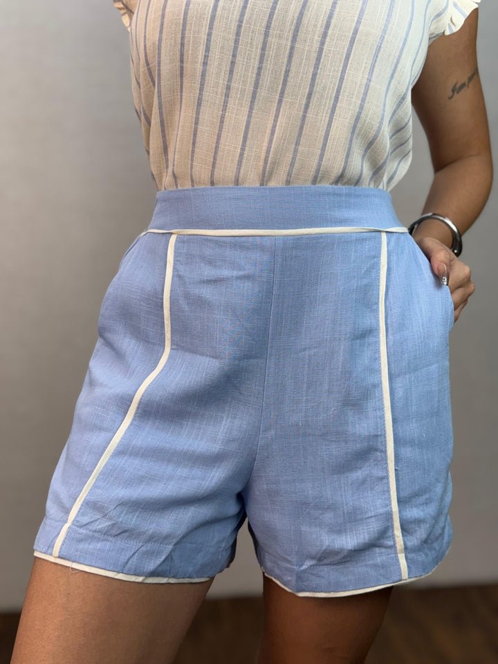 Short Linho Nervura 990166. (6-J)