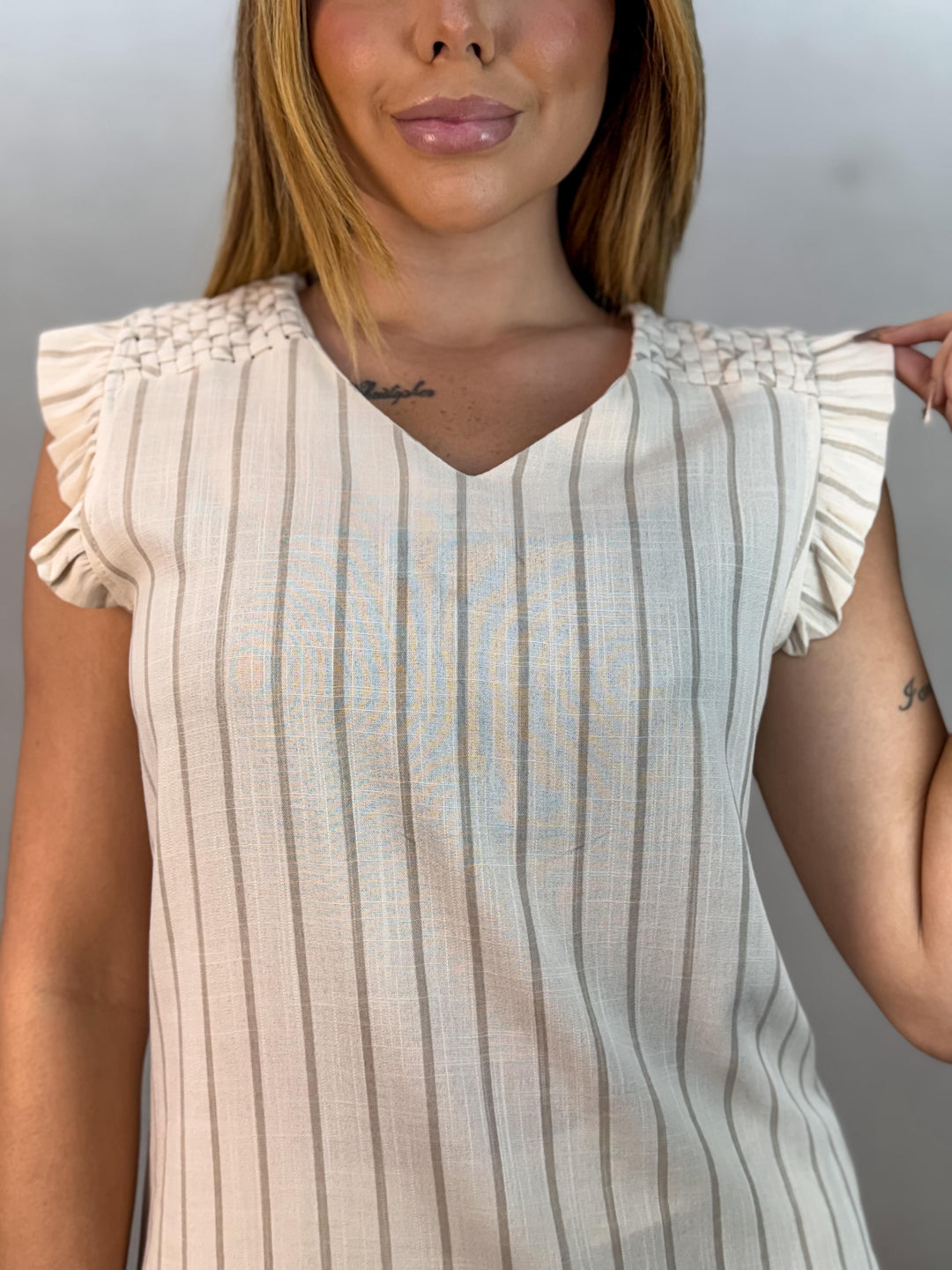 Blusa Listrada Babadinho 77157. (1-F)