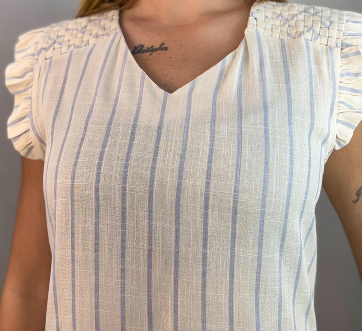 Blusa Listrada Babadinho 77157. (1-F)